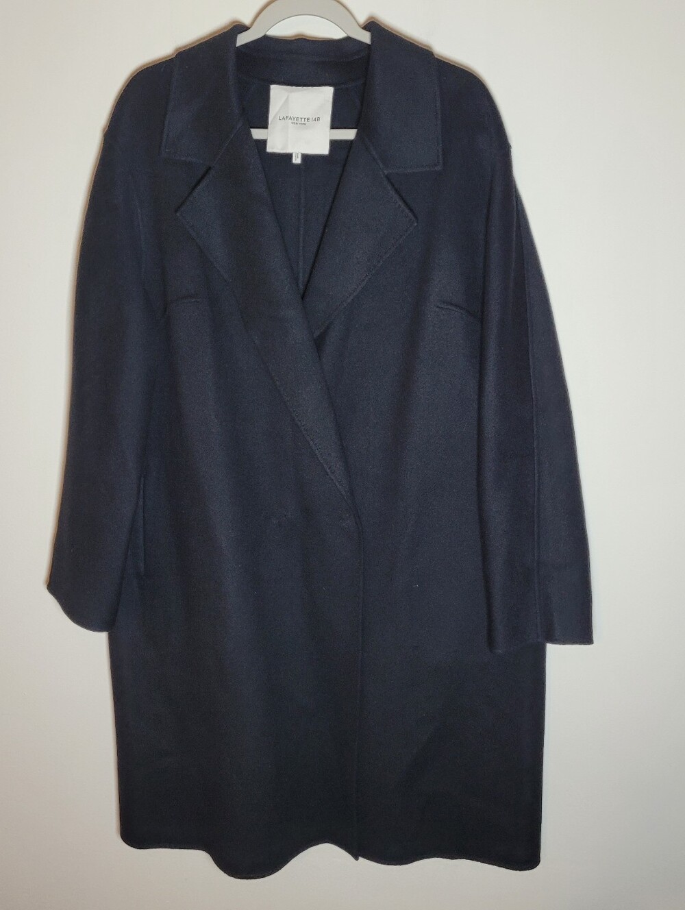 Lafayette 148 New York Black Wool&Cashmere  Coat Size 1X NWOT